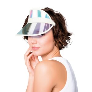 Affichez un look audacieux et énigmatique avec notre Visière Poker Irisée "Dark". Idéale pour les amateurs de jeux, les fêtards ou ceux qui osent un style avant-gardiste, cette visière unique protège du soleil tout en offrant des reflets chatoyants aux tons froids qui feront sensation et intrigueront à coup sûr.