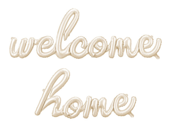 Accueillez vos proches avec grandeur grâce à notre Ballon Aluminium "Welcome Home" Cappuccino ! Un accessoire décoratif élégant, facile à gonfler et idéal pour marquer les retours.