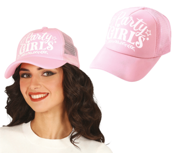 Prête à faire la fête avec votre "gang de pestes" ? La Casquette "Party Girls" est l'accessoire parfait pour toutes vos sorties entre amies, enterrements de vie de jeune fille, anniversaires ou simplement pour ajouter une touche fun à votre tenue. Son coloris rose vif et le message "Party Girls" imprimé en blanc ne laisseront personne indifférent et annonceront clairement la couleur de la soirée !