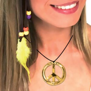 Révélez le hippie qui sommeille en vous avec notre Collier Hippie ! Un accessoire emblématique, stylé et parfait pour toutes vos fêtes et déguisements