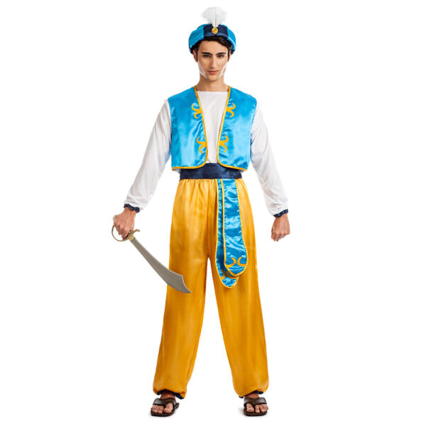 Révélez le prince qui sommeille en vous avec notre Déguisement de Prince Arabe ! Un costume complet, coloré et confortable, parfait pour une immersion totale dans l'univers des contes orientaux.