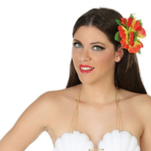 Pince à cheveux fleur Hawaïenne