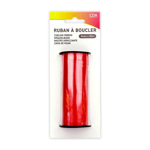 À la recherche de l'accessoire idéal pour sublimer vos cadeaux, embellir vos bouquets ou ajouter une touche festive à vos décorations ? Notre Ruban à Friser Rouge est exactement ce qu'il vous faut ! Avec sa couleur rouge vif et sa capacité à se boucler facilement, il apporte instantanément une touche d'élégance et de fantaisie à toutes vos réalisations. Il est parfait pour créer des boucles volumineuses, des spirales gracieuses ou simplement pour attacher et décorer avec style.