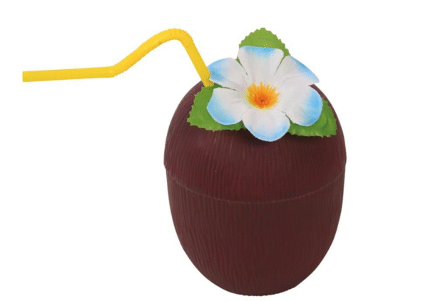 Profitez de vos boissons avec un style unique grâce à notre Verre Noix de Coco ! Un accessoire festif, original et réutilisable pour toutes vos célébrations estivales.