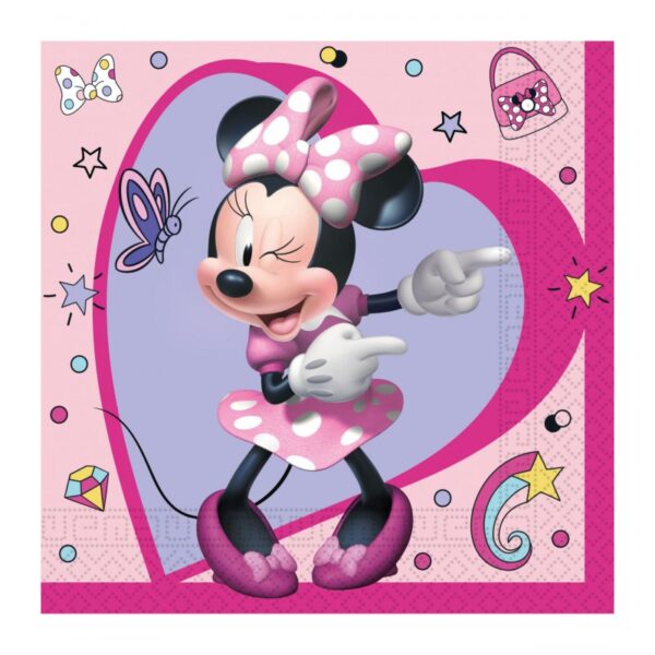 Préparez une fête féerique avec nos 20 Serviettes Minnie ! Un accessoire de table charmant, pratique et parfait pour toutes les célébrations sous le signe de la magie Disney.