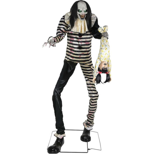 Mettez des frissons dans votre déco avec notre Automate Clown de l'Horreur ! Une décoration de fête effrayante, détaillée et parfaite pour toutes vos célébrations thématiques.