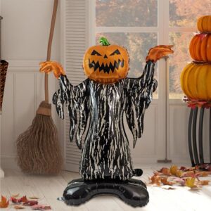 Mettez une touche d'horreur ludique à votre événement avec notre Ballon Totem Épouvantail ! Une décoration effrayante, facile à utiliser et parfaite pour Halloween.