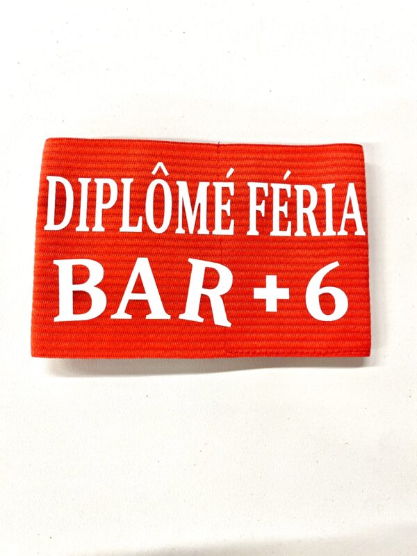 Affichez votre esprit de fête avec notre Brassard Diplômé Féria ! Un accessoire de style, humoristique et parfait pour toutes vos célébrations estivales.