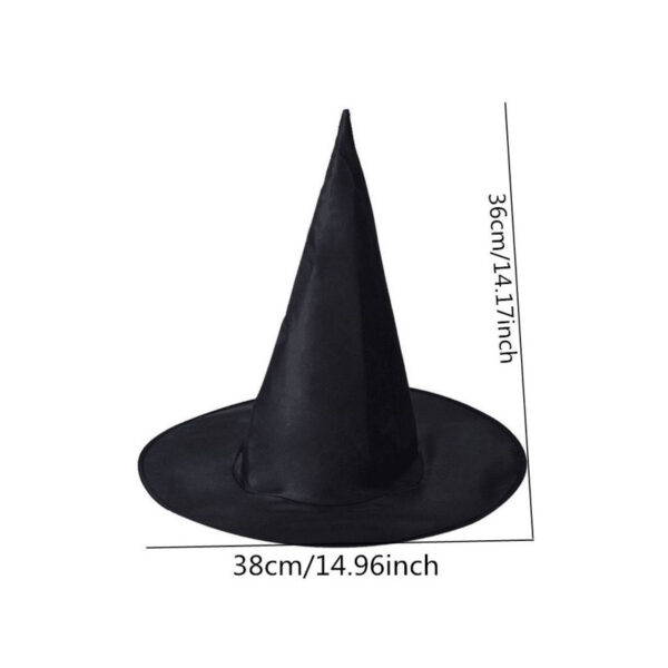 Révélez la magie qui sommeille en vous avec notre Chapeau de Sorcière ! Un accessoire de déguisement élégant, facile à porter et parfait pour toutes vos célébrations thématiques.