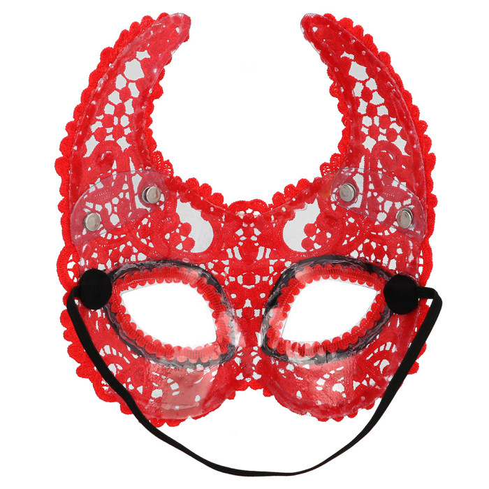 Mettez des frissons dans votre déguisement avec notre Loup de Démon en dentelle ! Un accessoire de fête élégant, facile à porter et parfait pour toutes vos célébrations thématiques.