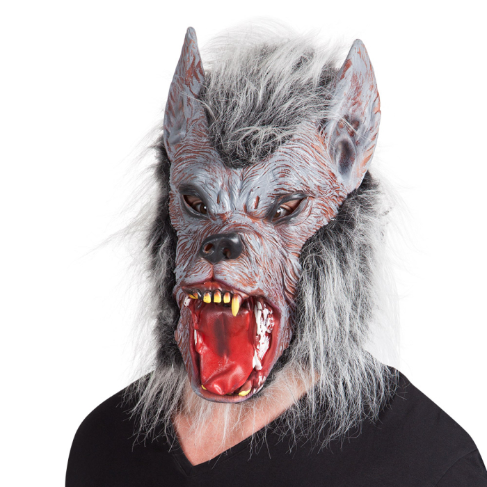 Mettez des frissons dans votre déguisement avec notre Masque de Loup Garou ! Un accessoire de fête effrayant, facile à porter et parfait pour toutes vos célébrations thématiques.