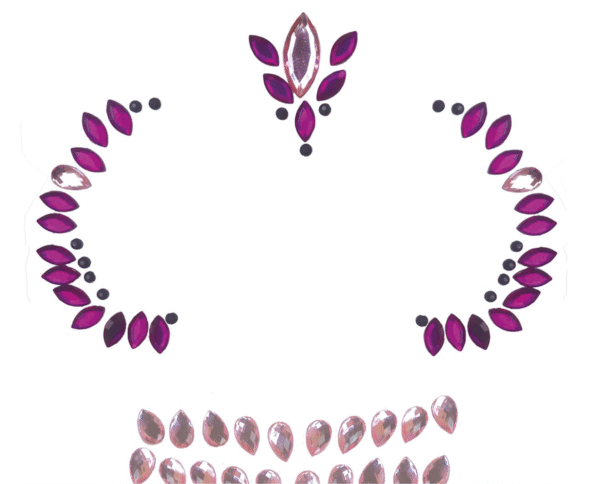 Pour un look d'Halloween original et glamour, ces bijoux de visage tête de mort sont l'accessoire idéal.