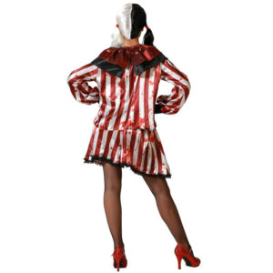 Pour un look d'Halloween qui ne passera pas inaperçu, ce déguisement de clown pour femme est le choix parfait.