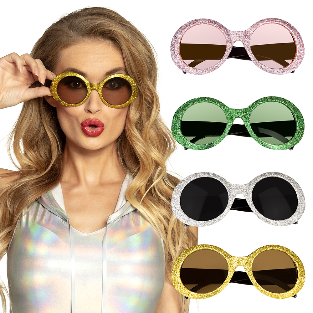 Osez l'extravagance avec ces lunettes paillettes Jackie et devenez l'icône de style de votre soirée !