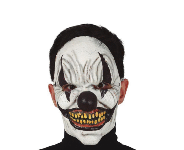 Pour un look d'Halloween qui fera frissonner d'effroi, ce masque de bouffon est le choix idéal.