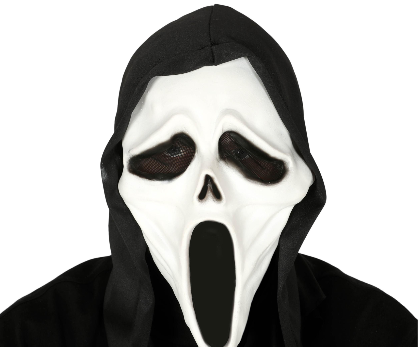 Pour un look d'Halloween à la fois terrifiant et classique, ce masque d'assassin avec capuche est le choix parfait