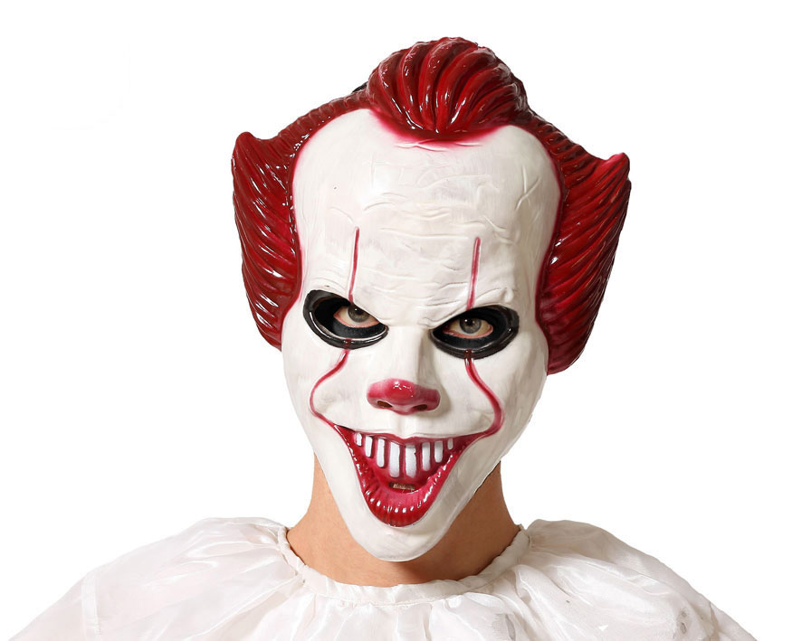 Masque de clown en pvc pour frissonner de terreur