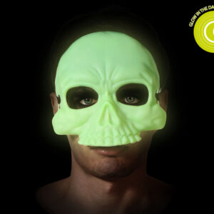 Si vous cherchez un accessoire simple, mais efficace pour votre déguisement d'Halloween, ce masque de Crâne lumineux est l'option parfaite.