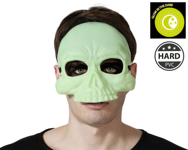 Si vous cherchez un accessoire simple, mais efficace pour votre déguisement d'Halloween, ce masque de Crâne lumineux est l'option parfaite.
