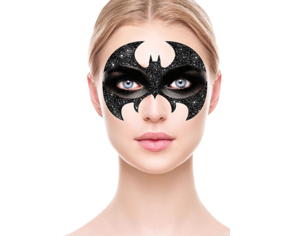 Pour un look d'Halloween original et glamour, ces bijoux de visage tête de mort sont l'accessoire idéal.