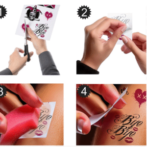 Pour un look d'Halloween qui fera frissonner d'effroi, ces tatouages adhésifs Blessures Possédées sont l'accessoire qu'il vous faut