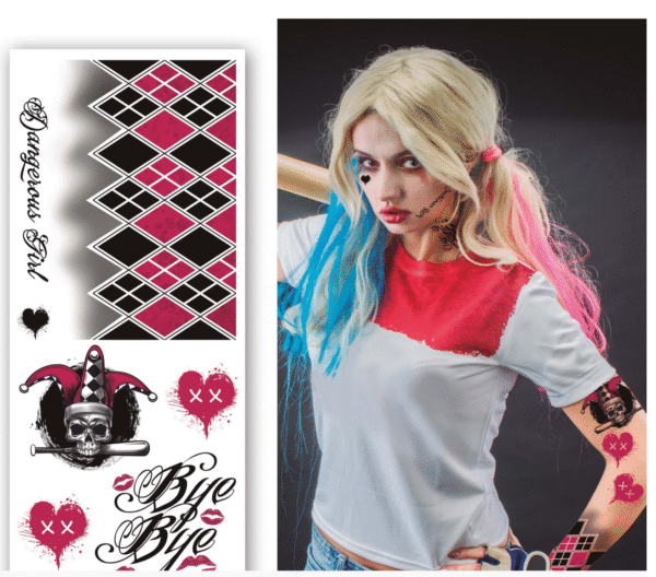 Pour un look d'Halloween qui fera frissonner d'effroi, ces tatouages adhésifs Blessures Possédées sont l'accessoire qu'il vous faut