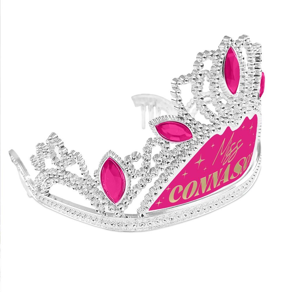Ce diadème "Miss Connasse" est l'accessoire parfait pour celle qui assume son côté sans filtre avec une bonne dose d'autodérision. Les couleurs vives, le rose et l'or, lui assurent une visibilité maximale et un éclat sous les lumières de la fête. C'est un excellent moyen de mettre de l'ambiance et d'immortaliser des moments inoubliables.