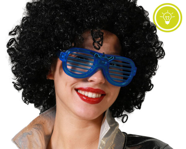 Lunettes Bleues Lumineuses : Le Look "Flashy" de la Fête