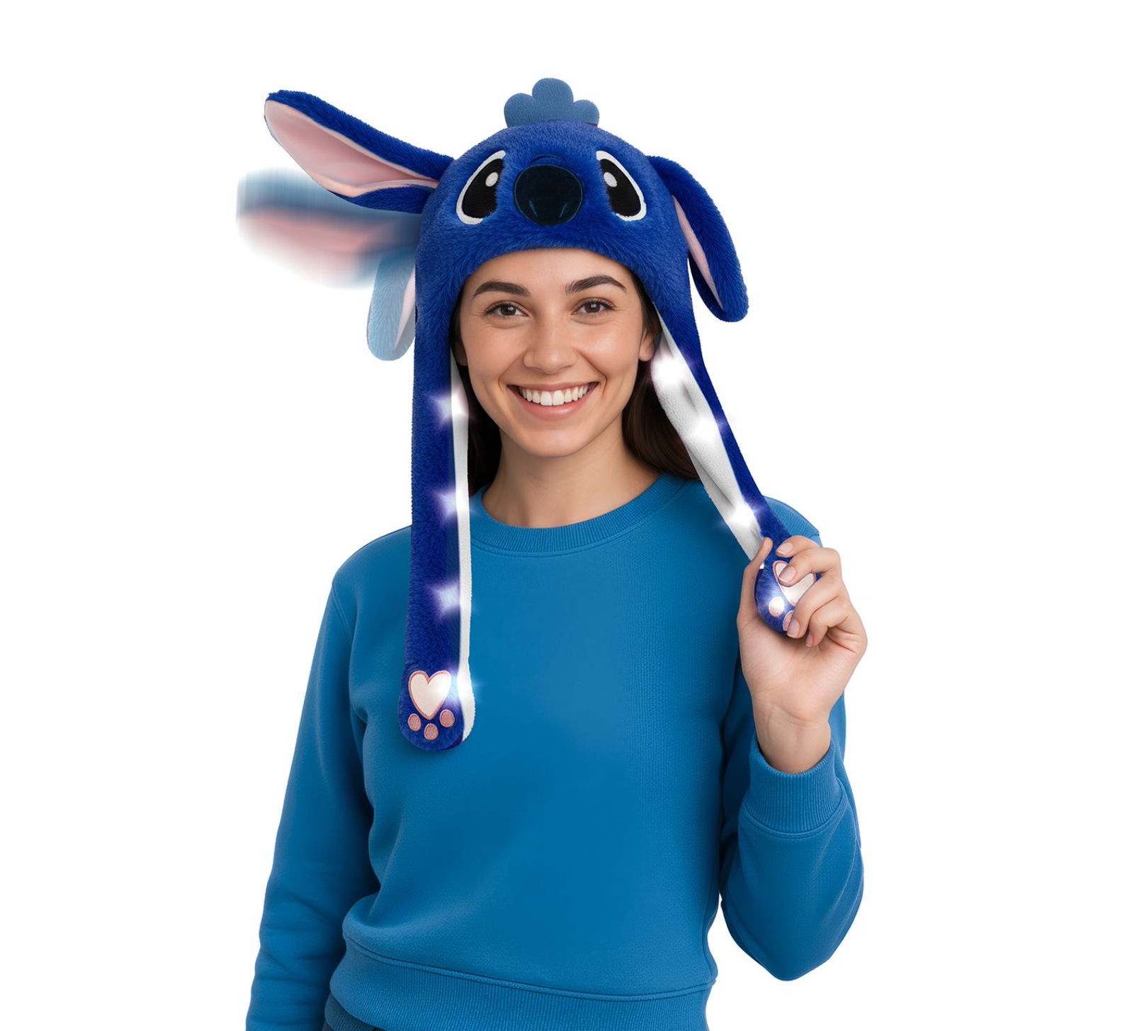 Illuminez votre style avec le Bonnet Lumineux Koala Bleu ! Un accessoire en peluche ultra-doux avec LED intégrées. Parfait pour les fêtes, le ski ou un look fun au quotidien.