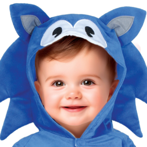 Offrez l'aventure avec le Déguisement Hérisson Bleu ! Une combinaison confortable avec capuche à piquants, idéale pour le Carnaval et les petits fans de vitesse.