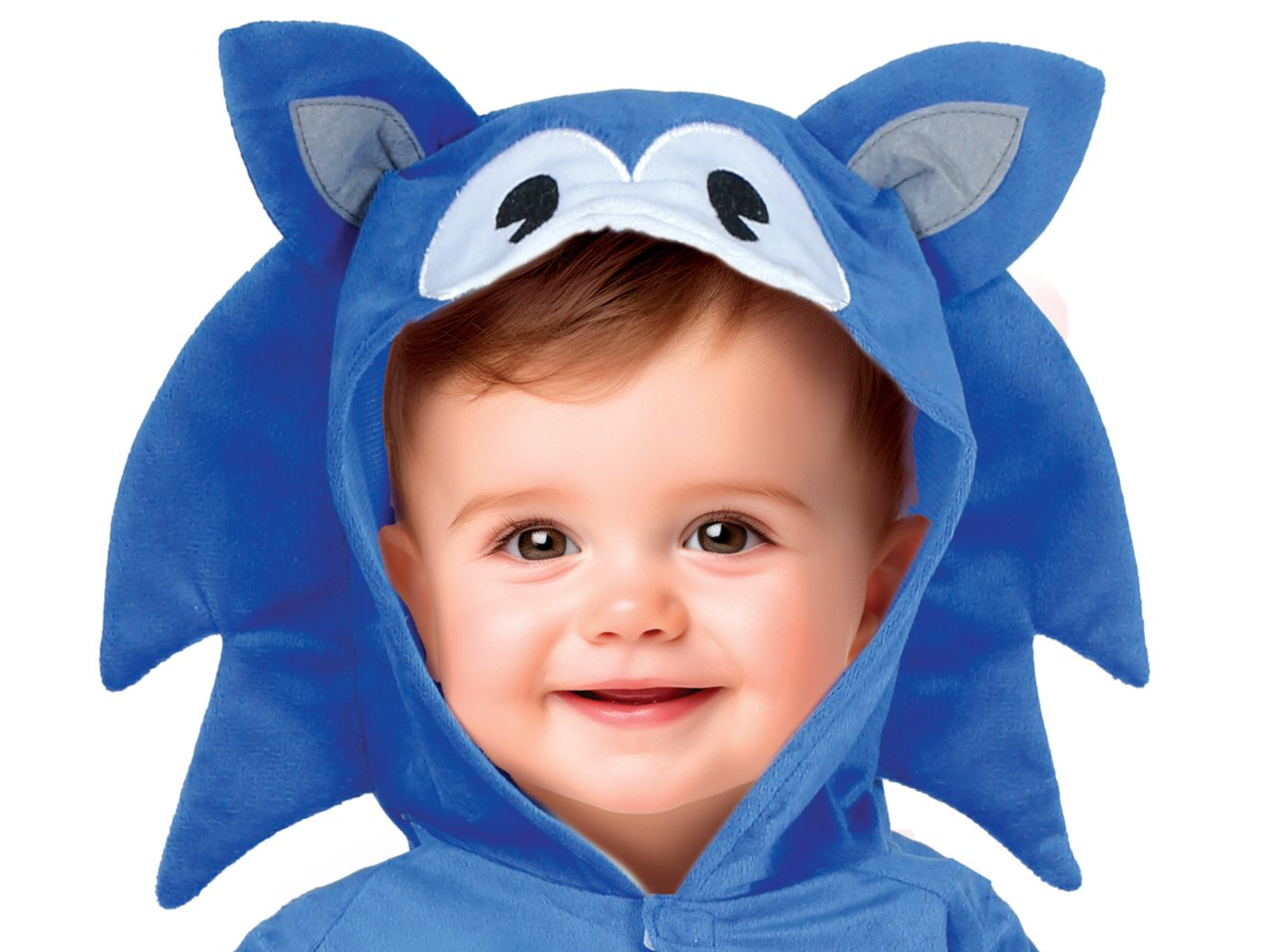 Offrez l'aventure avec le Déguisement Hérisson Bleu ! Une combinaison confortable avec capuche à piquants, idéale pour le Carnaval et les petits fans de vitesse.