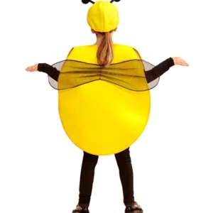 Adoptez le Déguisement d'Abeille "Gros Yeux" pour enfants ! Un costume jaune et noir original avec ailes, coiffe à antennes et visage rigolo. Idéal pour un Carnaval haut en couleur.
