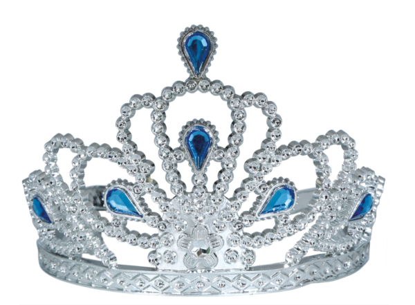 Sublimez votre déguisement avec le Diadème Argenté aux pierres bleues ! Un accessoire royal étincelant, idéal pour devenir la plus belle des princesses.