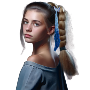 Transformez votre coiffure avec la Mèche Bleue Papillon de 35 cm ! Un dégradé bleu magique et un papillon holographique pour un look de fée instantané. Facile à fixer.