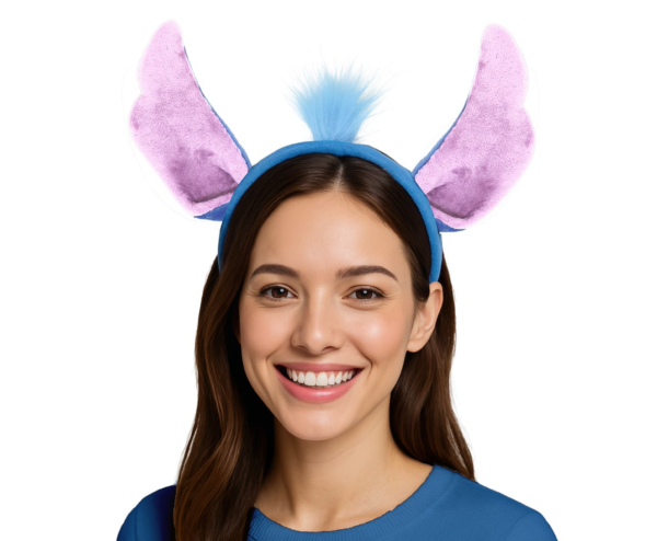 Adoptez un look galactique avec le Serre-tête Alien ! Un accessoire bleu et rose avec oreilles géantes et crête rigolote. Parfait pour un déguisement express et fun.