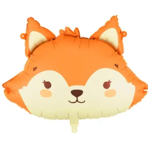 Ajoutez une touche de magie forestière avec notre Ballon Renard de 57x42 cm ! Un design craquant et géant, parfait pour un anniversaire enfant ou une baby shower nature.