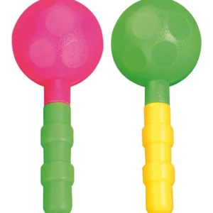 Rythmez vos soirées avec notre Sachet de 2 maracas colorées ! Un accessoire festif et ludique, parfait pour les anniversaires et les fêtes à thème. Disponible en magasin.