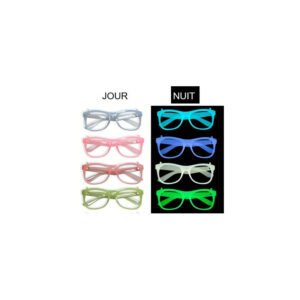 Brillez de mille feux avec nos Lunettes Phosphorescentes ! Disponibles en 4 coloris (Bleu, Rose, Blanc, Vert), elles sont l'accessoire idéal pour vos soirées fluo et festivals. À découvrir en magasin !