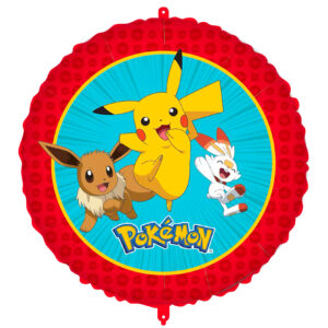 Boostez votre décoration avec le Ballon Pokémon officiel ! Pikachu, Évoli et Flambino débarquent pour un anniversaire électrique. Indispensable pour tous les futurs dresseurs !