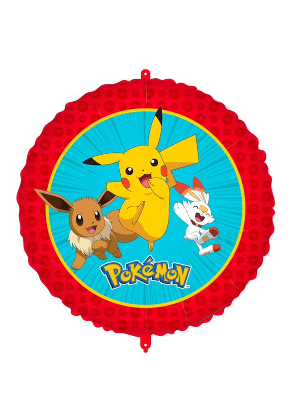 Boostez votre décoration avec le Ballon Pokémon officiel ! Pikachu, Évoli et Flambino débarquent pour un anniversaire électrique. Indispensable pour tous les futurs dresseurs !