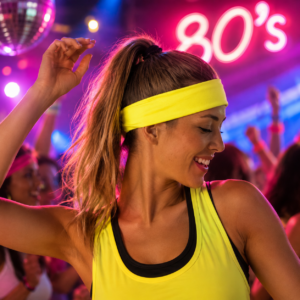 Bandeau 80'S jaune