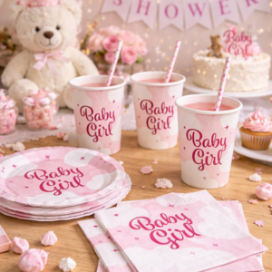 Table baby shower girl