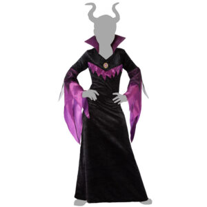 Déguisement fille maléfique pour Halloween, au look sombre et original. Idéal pour soirées déguisées, fêtes Halloween et univers fantastiques.